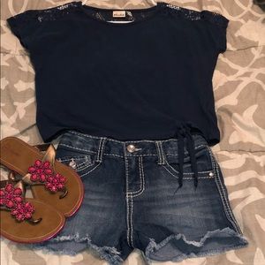 Navy Mudd Shirt - Size M